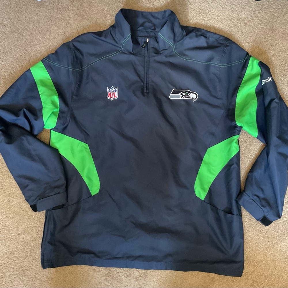 Reebok Seattle Seahawks 1/4 zip pullover